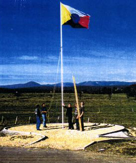 drapeau de la terre